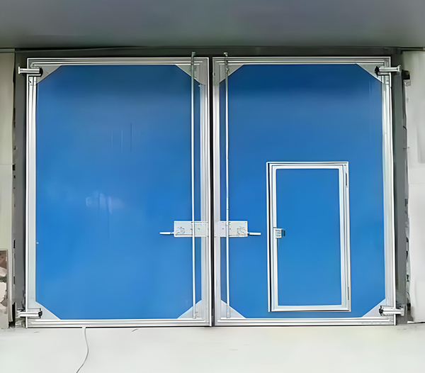 青海工业平开门